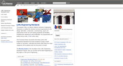 Desktop Screenshot of engstandards.lanl.gov
