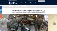 Desktop Screenshot of lansce.lanl.gov