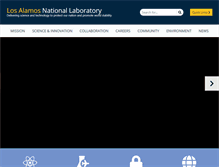 Tablet Screenshot of lanl.gov